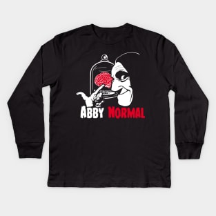 Abnormal brain Kids Long Sleeve T-Shirt